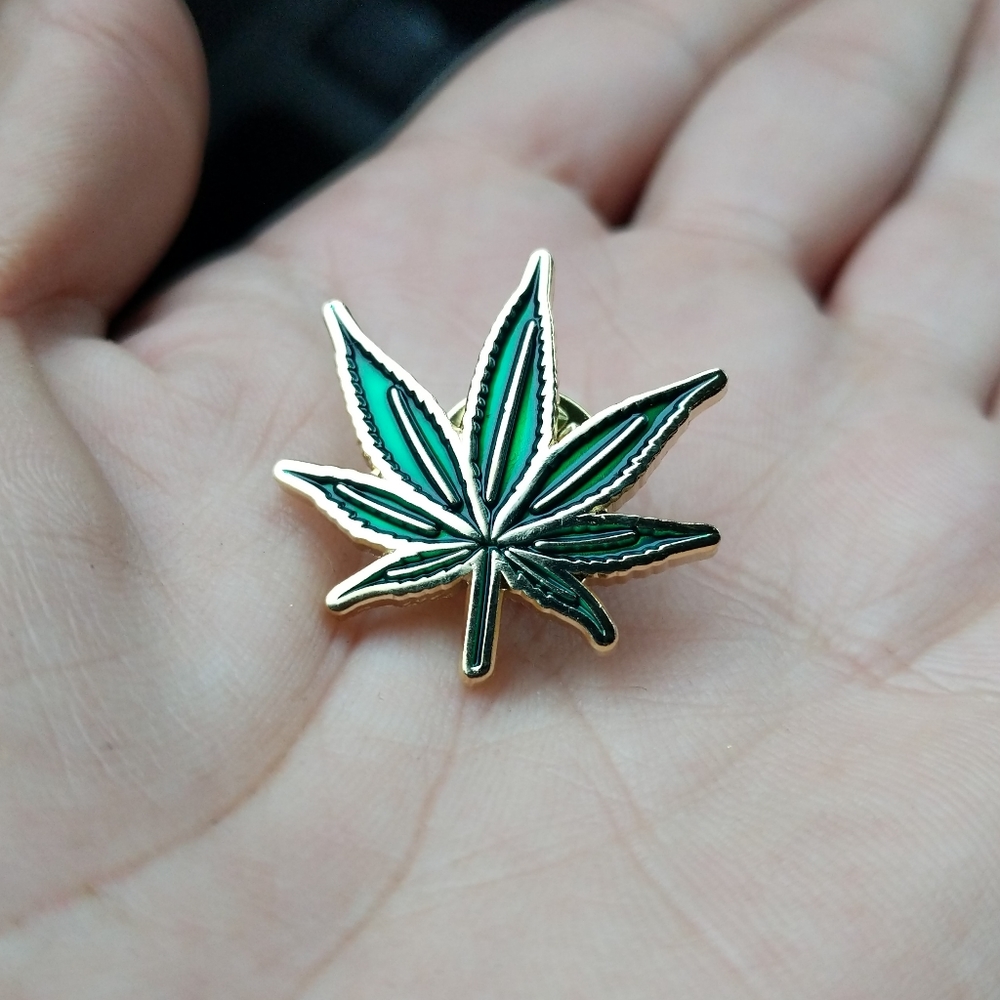 Cute "autumn" leaf lapel pin 😜